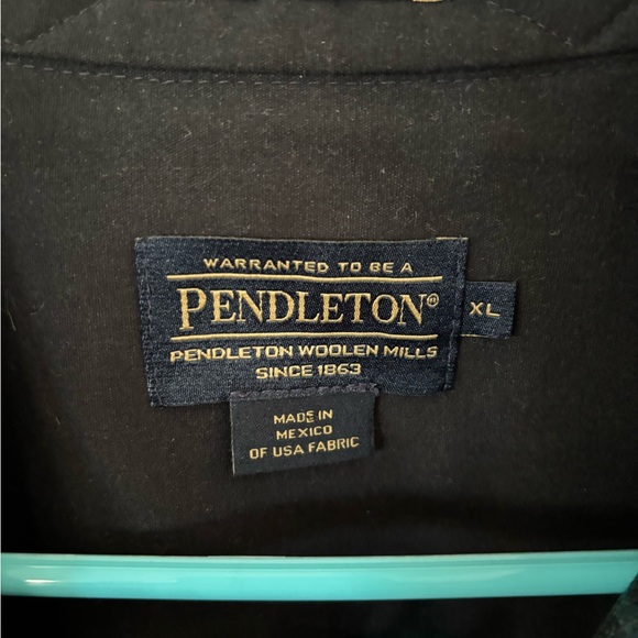 Wool Pendleton Fireside Ross Hunting Tartan shirt.  Size XL. - Picture 7 of 8